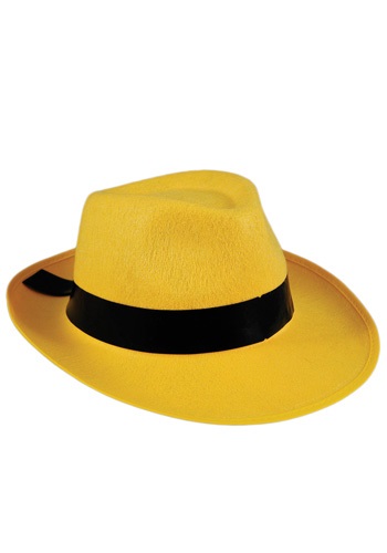 Yellow Fedora Hat -image