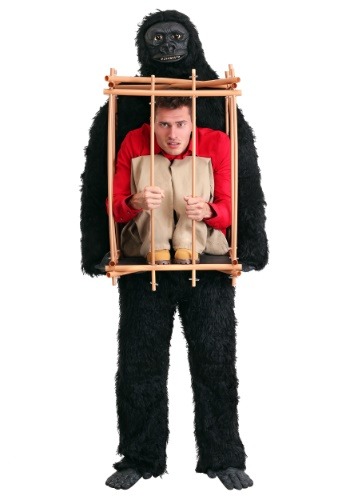 Man in a Gorilla Cage Costume By: House Haunters for the 2022 Costume season.