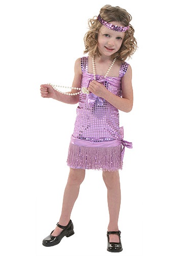 Purple Toddler Flapper Costume