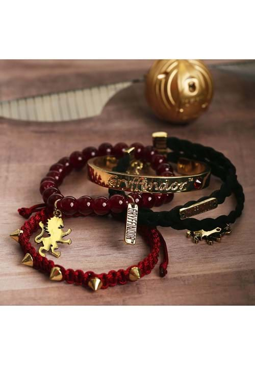 Harry Potter Gryffindor Arm Party Jewelry Bracelet Set