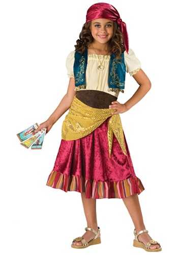 unknown Child Gypsy Girl Costume