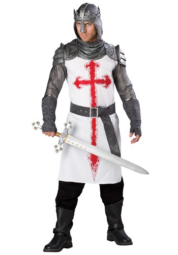 Men's Crusader Knight Costume -image