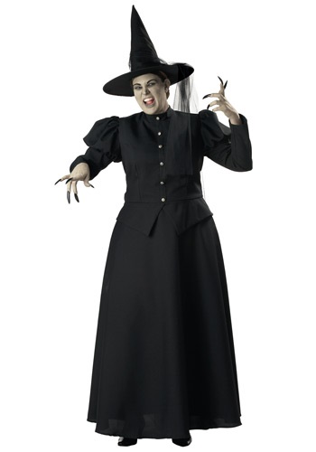 Plus Size Black Witch Costume -image