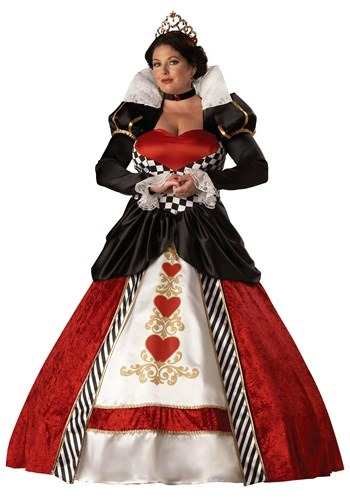 Adult Plus Size Queen of Hearts Costume By: In Character for the 2015 Costume season.