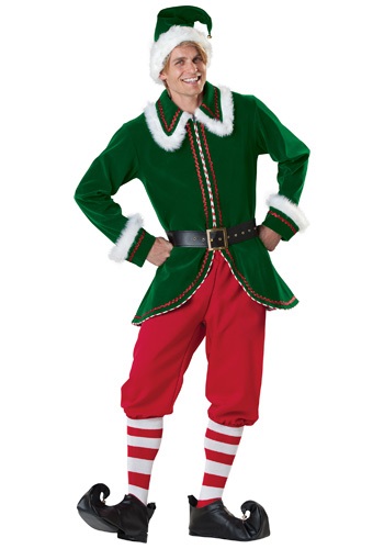 Adult Santa's Elf Costume -image
