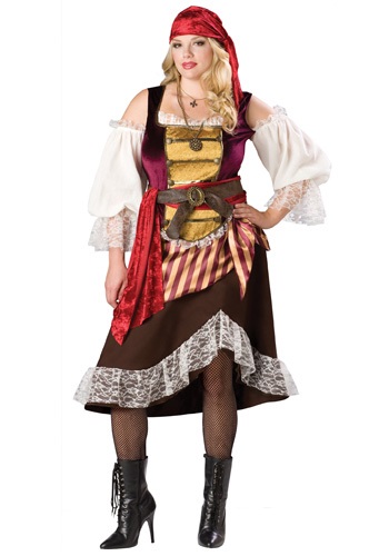 Plus Deckhand Darlin’ Pirate Costume