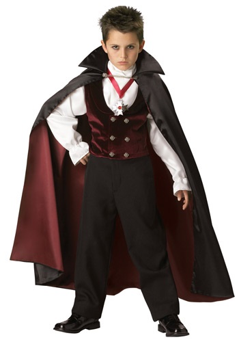 Boys Gothic Vampire Costume By: In Character for the 2022 Costume season.