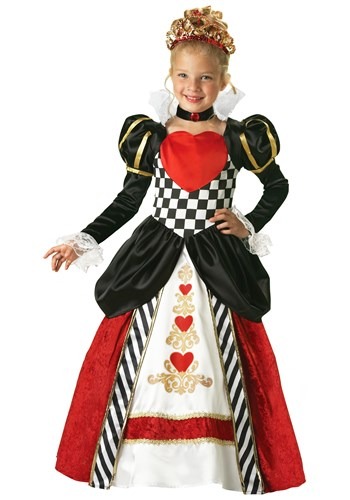Child Deluxe Queen of Hearts Costume By: In Character for the 2022 Costume season.