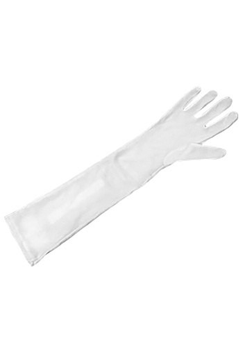 unknown Long White Gloves