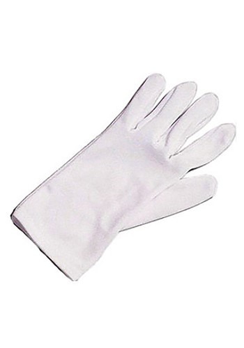 unknown Kids White Costume Gloves