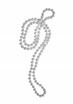 Beaded Silver Necklace