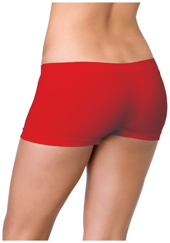 Red Seamless Boyshorts -image