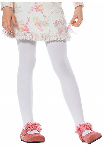 Kids White Tights -image
