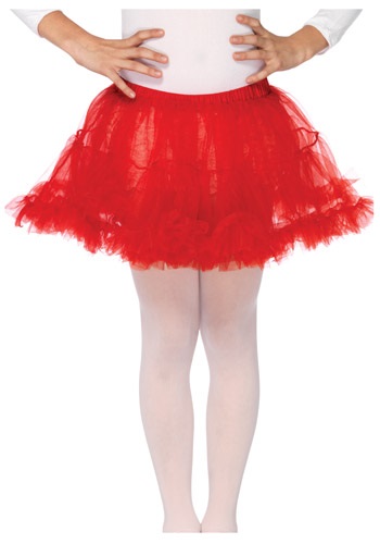 Kids Red Petticoat