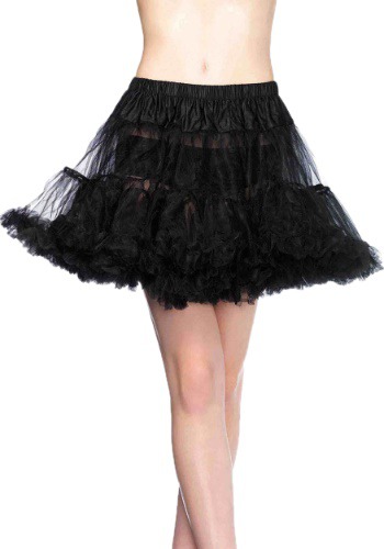 unknown Black Layered Tulle Petticoat