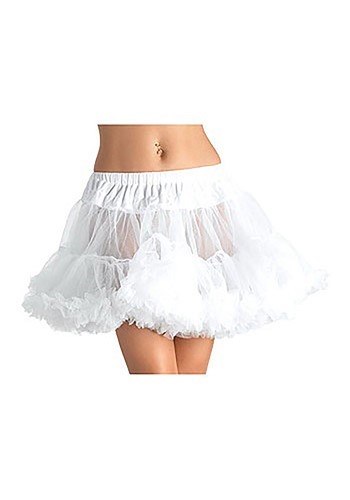 Plus Size White Tulle Petticoat -image