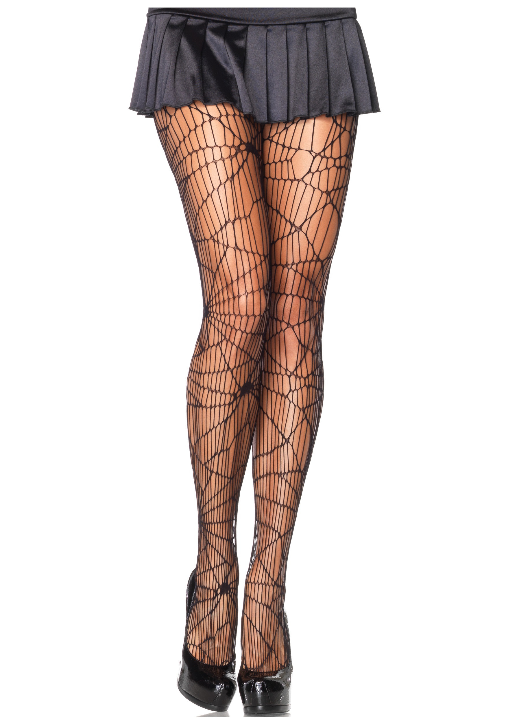 Black Spiderweb Tights