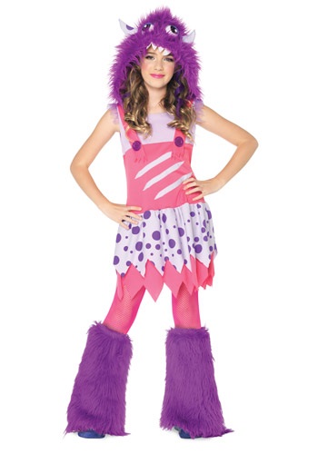 Discount Girls Furball Monster Costume