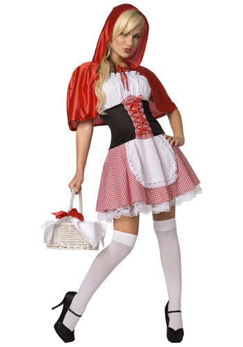 Plus Size Little Red Riding Hood Costume -image