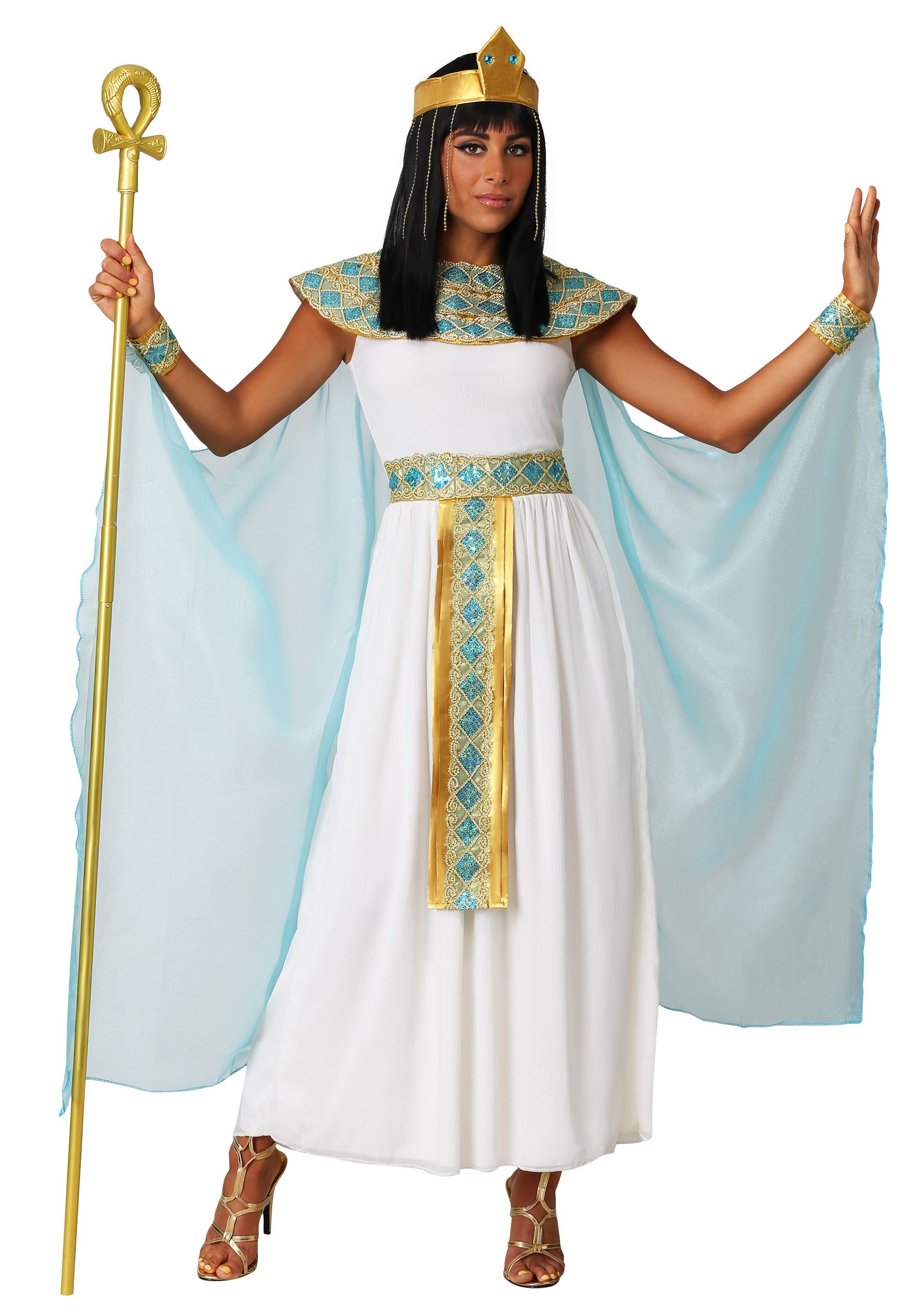 Cleopatra Costume Adult Halloween Fancy Dress Ebay