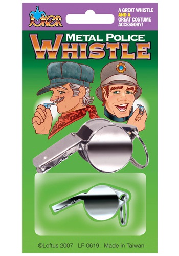 Metal Police Whistle By: Loftus International for the 2022 Costume season.