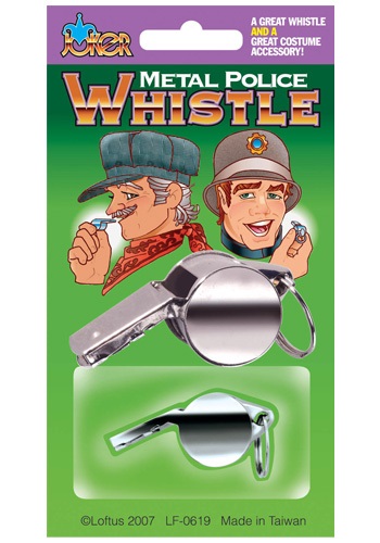 Metal Police Whistle -image