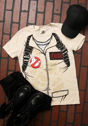 Adult Venkman Ghostbusters T-Shirt Costume -image