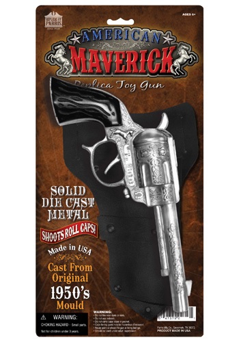Maverick Cowboy Gun Holster Set By: Parris Manufacturing Company for the 2022 Costume season.
