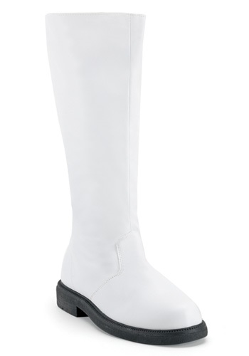 unknown Adult White Costume Boots