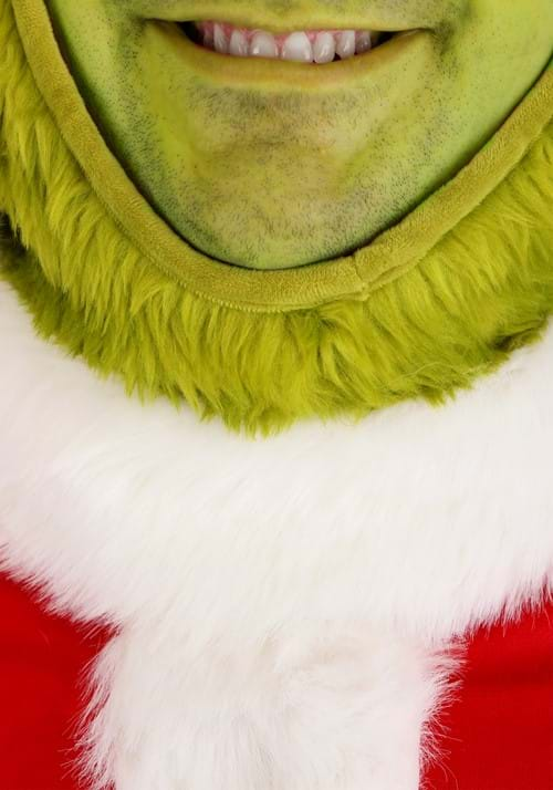 Plus Size Dr Seuss Santa Suit Grinch Open Face Costume Grinch Costumes