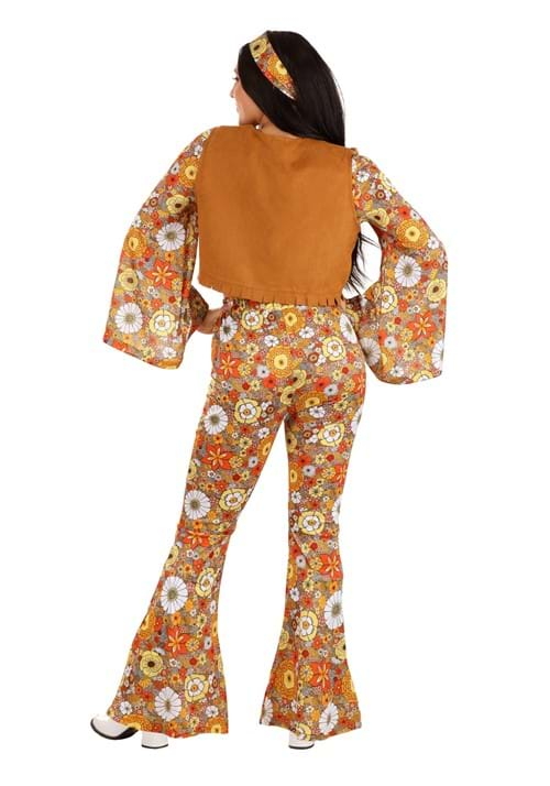 Autumn Flower Hippie Adult Costume