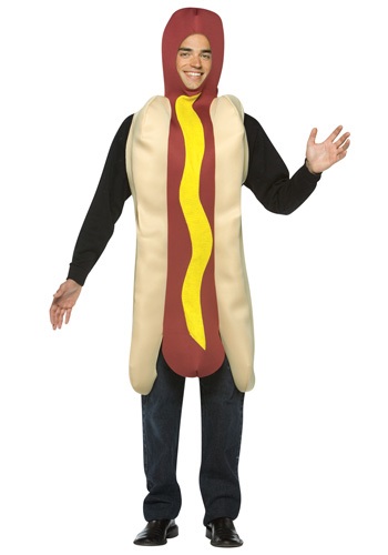 Adult Hot Dog Costume -image