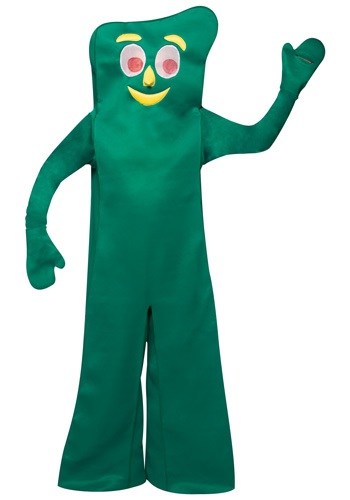 Adult Gumby Costume -image