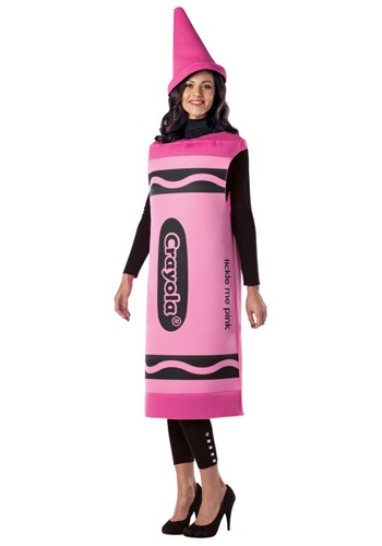 unknown Adult Pink Crayon Costume