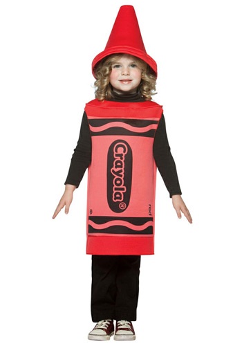 Toddler Red Crayon Costume By: Rasta Imposta for the 2022 Costume season.