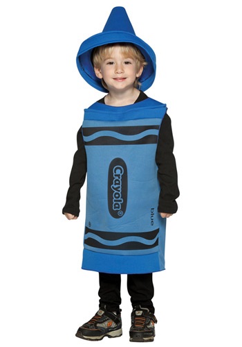Toddler Blue Crayon Costume By: Rasta Imposta for the 2022 Costume season.