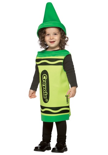 Toddler Green Crayon Costume