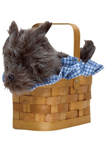 Black Dog Handbag Basket -image