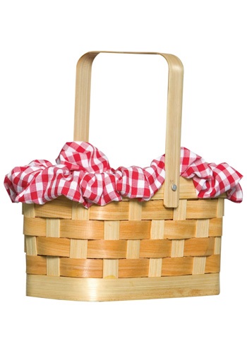 Gingham Basket Handbag