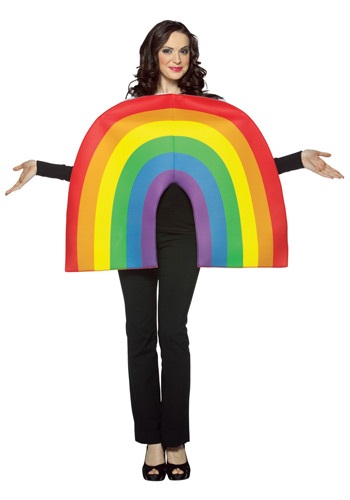 Adult Rainbow Costume -image