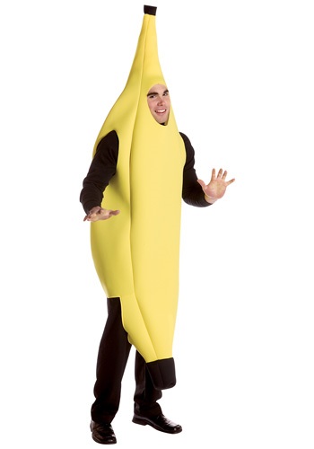 Adult Deluxe Banana Costume -image