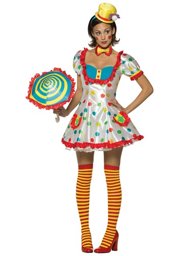 Sexy Womens Clown Costume -image