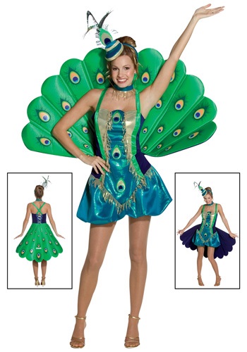 Womens Peacock Costume image