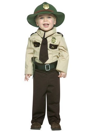 Toddler State Trooper Costume By: Rasta Imposta for the 2022 Costume season.