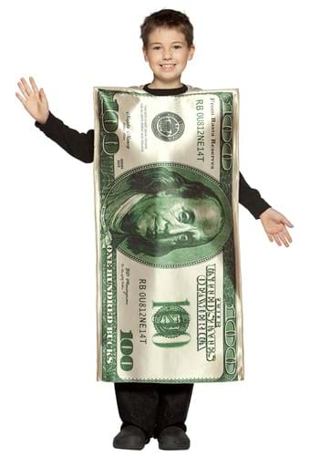 unknown Kids 100 Dollar Bill Costume