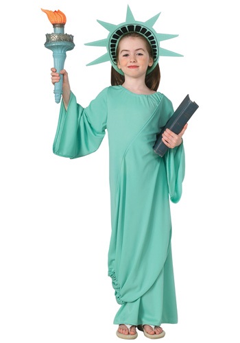 unknown Child Statue of Liberty Costume