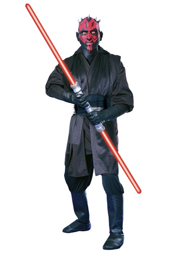 Super Deluxe Adult Darth Maul Costume By: Rubies Costume Co. Inc for the 2022 Costume season.