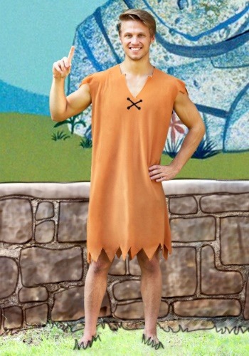 Barney Rubble Adult Costume -image