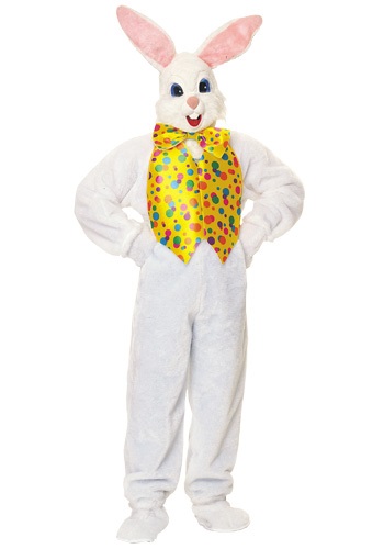 Adult Deluxe Bunny Costume -image
