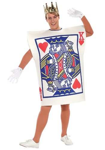 King of Hearts Card Costume -image